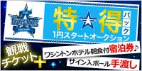 横浜DeNAベイスターズ応援 特★得パック1円スタートオークション