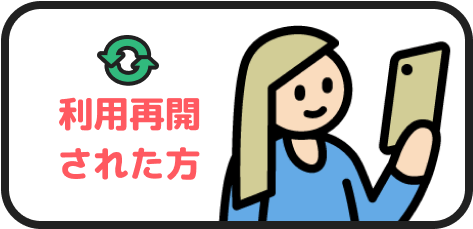 利用再開された方